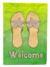 Load image into Gallery viewer, Flip Flops Welcome Garden Flag - Outdoor Decorative Yard Flag BB7454GF