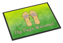 Load image into Gallery viewer, Flip Flops Welcome Doormat - 24x36 Decorative Floor Mat – Indoor/Outdoor Rug with Artistic Flair BB7454JMAT