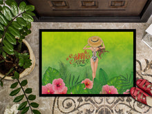Load image into Gallery viewer, Summer Time Lady in Swimsuit Doormat - 18x27 Decorative Floor Mat – Indoor/Outdoor Rug with Artistic Flair BB7455MAT