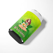 Load image into Gallery viewer, Welcome Lady in Bikini Summer Can or Bottle Hugger BB7457CC