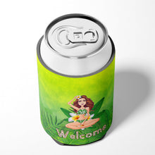 Load image into Gallery viewer, Welcome Lady in Bikini Summer Can or Bottle Hugger BB7457CC