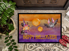Load image into Gallery viewer, Halloween Little Witch and Bat Doormat - 24x36 Decorative Floor Mat – Indoor/Outdoor Rug with Artistic Flair BB7458JMAT