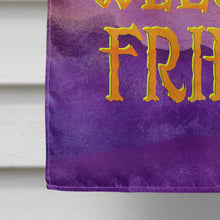 Load image into Gallery viewer, Halloween Welcome Witches Feet Flag Canvas House Size