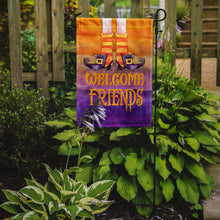 Load image into Gallery viewer, Halloween Welcome Witches Feet Garden Flag - Outdoor Decorative Yard Flag