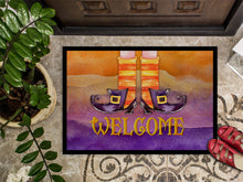 Load image into Gallery viewer, Halloween Welcome Witches Feet Doormat - 18x27 Decorative Floor Mat – Indoor/Outdoor Rug with Artistic Flair BB7459MAT