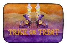 Load image into Gallery viewer, Halloween Trick Witches Feet Dish Drying Mat – Absorbent, Artistic Kitchen Essentials BB7460DDM