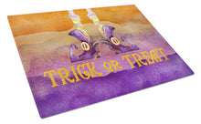 Load image into Gallery viewer, Halloween Trick Witches Feet Glass Cutting Boards – Durable, Decorative Kitchen Art Large BB7460LCB