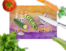 Load image into Gallery viewer, Halloween Trick or Treat Glass Cutting Boards – Durable, Decorative Kitchen Art Large BB7461LCB
