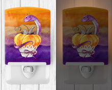 Load image into Gallery viewer, Halloween Pumpkin Snake Ceramic Night Light BB7465CNL