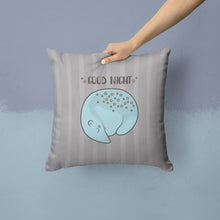 Load image into Gallery viewer, Nursery Good Night Opossum Throw Pillow - 14x14 Decorative Pillow – Art for Your Home &amp; Patio BB7468PW1414