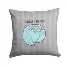 Load image into Gallery viewer, Nursery Good Night Opossum Throw Pillow - 14x14 Decorative Pillow – Art for Your Home &amp; Patio BB7468PW1414