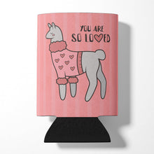 Load image into Gallery viewer, Nursery You are so Loved Llama Can or Bottle Hugger BB7469CC