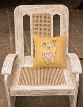 Load image into Gallery viewer, Nursery Hug Bear Fabric Decorative Pillow BB7470PW1818