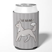 Load image into Gallery viewer, Nursery Be Brave Wolf Can or Bottle Hugger BB7472CC