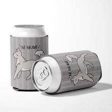 Load image into Gallery viewer, Nursery Be Brave Wolf Can or Bottle Hugger BB7472CC