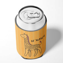 Load image into Gallery viewer, Nursery Be Awesome Griaffe Can or Bottle Hugger BB7474CC
