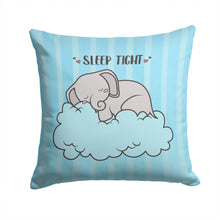 Load image into Gallery viewer, Nursery Sleep Tight Elephant Throw Pillow - 14x14 Decorative Pillow – Art for Your Home &amp; Patio BB7475PW1414