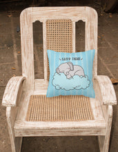 Load image into Gallery viewer, Nursery Sleep Tight Elephant Fabric Decorative Pillow BB7475PW1818