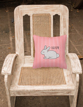 Load image into Gallery viewer, Nursery Love Bunny Rabbit Fabric Decorative Pillow BB7476PW1818