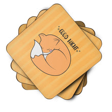 Load image into Gallery viewer, Nursery Good Night Fox Foam Coaster  BB7477FC