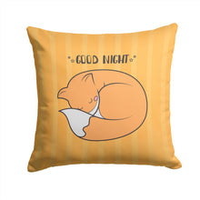 Load image into Gallery viewer, Nursery Good Night Fox Throw Pillow - 14x14 Decorative Pillow – Art for Your Home &amp; Patio BB7477PW1414