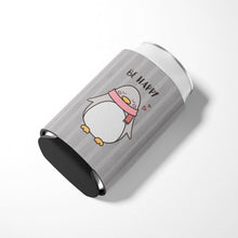 Load image into Gallery viewer, Nursery Be Happy Penquin Can or Bottle Hugger BB7478CC