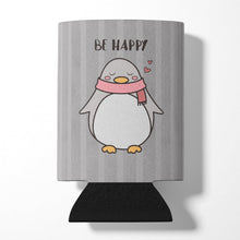 Load image into Gallery viewer, Nursery Be Happy Penquin Can or Bottle Hugger BB7478CC
