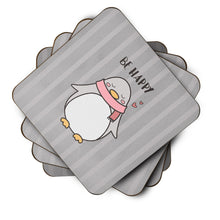 Load image into Gallery viewer, Nursery Be Happy Penquin Foam Coaster  BB7478FC