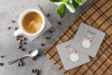 Load image into Gallery viewer, Nursery Be Happy Penquin Foam Coaster  BB7478FC