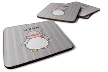 Load image into Gallery viewer, Nursery Be Happy Penquin Foam Coaster  BB7478FC