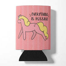 Load image into Gallery viewer, Nursery Everything is Possible Unicorn Can or Bottle Hugger BB7479CC