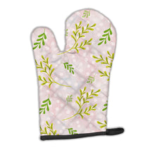 Load image into Gallery viewer, Watercolor Leaves Pink Oven Mitt BB7480OVMT