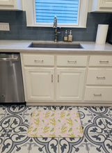 Load image into Gallery viewer, Watercolor Leaves Pink Machine Washable Memory Foam Mat BB7480RUG
