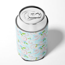 Load image into Gallery viewer, Watercolor Blue Flowers and Swirls Can or Bottle Hugger BB7482CC