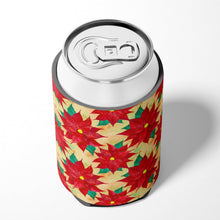 Load image into Gallery viewer, Poinsetta Christmas Can or Bottle Hugger BB7485CC