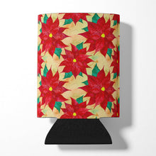 Load image into Gallery viewer, Poinsetta Christmas Can or Bottle Hugger BB7485CC