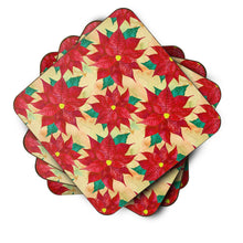 Load image into Gallery viewer, Poinsetta Christmas Foam Coaster  BB7485FC