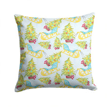 Load image into Gallery viewer, Christmas Tree and Sleigh Throw Pillow - 14x14 Decorative Pillow – Art for Your Home &amp; Patio BB7486PW1414