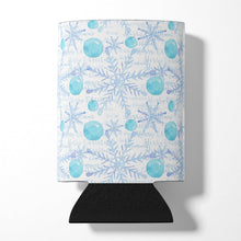 Load image into Gallery viewer, Winter Snowflakes on White Can or Bottle Hugger BB7487CC