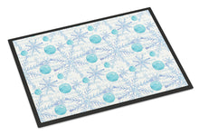 Load image into Gallery viewer, Winter Snowflakes on White Doormat - 24x36 Decorative Floor Mat – Indoor/Outdoor Rug with Artistic Flair BB7487JMAT