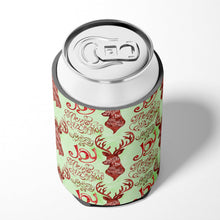Load image into Gallery viewer, Merry Christmas Joy Reindeer Can or Bottle Hugger BB7488CC