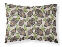 Load image into Gallery viewer, Watercolor Pine Cones Fabric Standard Pillowcase – Artistic Decorative Front, White Back BB7489PILLOWCASE