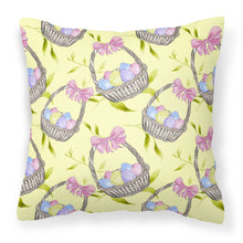 Load image into Gallery viewer, Easter Basket and Eggs Fabric Decorative Pillow BB7490PW1818