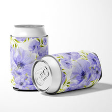 Load image into Gallery viewer, Watercolor Blue Flowers Can or Bottle Hugger BB7491CC