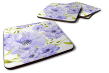Load image into Gallery viewer, Watercolor Blue Flowers Foam Coaster  BB7491FC