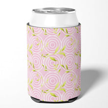 Load image into Gallery viewer, Gemoetric Circles on Pink Watercolor Can or Bottle Hugger BB7492CC