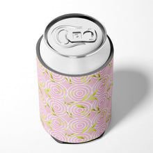 Load image into Gallery viewer, Gemoetric Circles on Pink Watercolor Can or Bottle Hugger BB7492CC