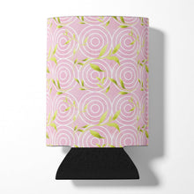 Load image into Gallery viewer, Gemoetric Circles on Pink Watercolor Can or Bottle Hugger BB7492CC