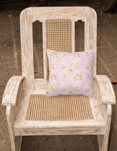 Load image into Gallery viewer, Gemoetric Circles on Pink Watercolor Fabric Decorative Pillow BB7492PW1818