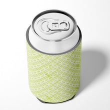 Load image into Gallery viewer, Gemoetric Circles on Green Watercolor Can or Bottle Hugger BB7493CC